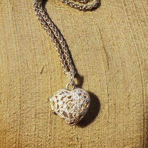 Sterling Silver Filigree Heart Locket